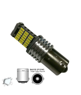 Λαμπτήρας BAU15S 45 SMD 4014 Can Bus 12v Ψυχρό 6000k GloboStar 04465